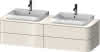 DU WTU HappyD2+ wandh.,408x1600x550mm 4S chubk., BP b., graphit superm.f.MWT