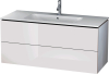 DU L-Cube WTU wh 1220x481x550mm, 2SK tip -on, f. 1 ME by Starck WT Mi SAS, ws smt