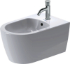 DU Wand-Bidet 570 mm Bento Weiß HYG mit ÜL, mit HLB, 1 HL, Durafix inkl.