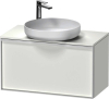 DU Vitrium Kons-WTU,Wdh,Azg:1,Grl:Weiß, 800x420x459mm,F:Weiß Matt,K:Weiß Matt