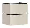 HG Waschtischunterschrank Xilesa E 580x470mm 2 Schubkästen Waschtisch SBma