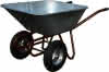 Schubkarre Zweirad 150l Luftrad 27kg Stahlfelge