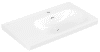 VB Doppelwaschtische Skyla 5A52R1 800x46 0x160mm Rechteck Stone White CeramicPlus