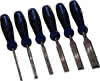 Stechbeitelsatz 6,10,12,16,20,26mm 2-K