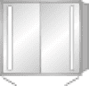 SA Alu-Einbau-SPS WILMA Reflection (AU302) 750x849x173 Aluminium-farbig