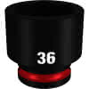 SHOCKWAVE Schlagnuss 1/2" kurz 36x47 mm 