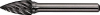 Frässtift SPG INOX D.6mm Kopf-L.16mm Schaft-D.6mm