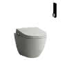 LF WC-Sitz+Deckel CLEANET PRO COMFORT Spülrandloses Wand-WC, weiß