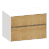 SCALIDO-Konsole 2 Auszüge, 1 Ausschnitt mittig, 825x560x510mm WTUSCP080AA2 Sond