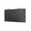 AQ400 Spiegelschrank 3 Türen 700x1300x160mm, K: Riviera Ei.