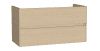 AQ116 Waschtischunterschr. AC08 griffl. 1000x438x512mm 2 Ausz. LED-Fugenb., F: R