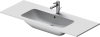DU Möbelwaschtisch ME by Starck 1230 mm m. ÜL, m. HLB, 1 HL, weiß,Durashield