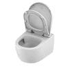 TECEloft Set, Keramik mit cyclon flush und WC-Sitz im klassisch-hohen Design