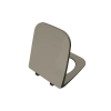 VT WC-Sitz Superslim Universal Square Absenkautomatik Duroplast Sandbeige Matt