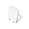 VT WC-Sitz Superslim Universal Square Absenkautomatik Duroplast Weiß Hochglanz