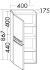BB Halbh.Schrank (UHBG040) bel, 175x400x867, PG3