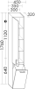 BB Hochschrank (HSZN045) Sys30, 320x450x1760, PG4